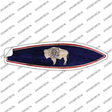 Wyoming State Flag Novelty Surfboard Sticker Decal Small