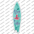 Stay Salty Novelty Surfboard Sticker Decal Small