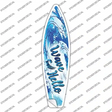 Wave Hello Novelty Surfboard Sticker Decal Small