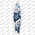 Black and White Sea Turtle Novelty Surfboard Sticker Decal Small