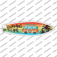 Surfing Life Novelty Surfboard Sticker Decal Small