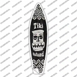 Tiki Island Novelty Surfboard Sticker Decal Small