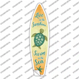 Live in the Sunshine Swim in the Sea Novelty Surfboard Sticker Decal Small