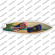 Pennsylvania Flag Flip Flop Novelty Surfboard Sticker Decal Small