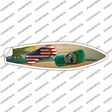 Washington Flag Flip Flop Novelty Surfboard Sticker Decal Small