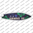 Hawaii Novelty Surfboard Sticker Decal Small