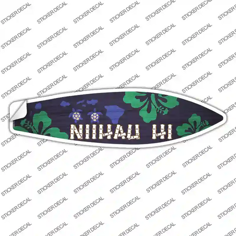 Niihau Hawaii Novelty Surfboard Sticker Decal Small