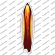 Lava Flame Novelty Surfboard Sticker Decal Small