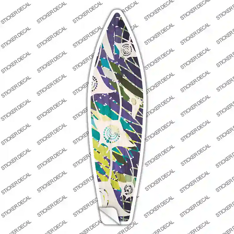 Stingray Pattern Novelty Surfboard Sticker Decal Small