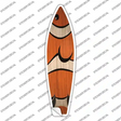 Clownfish Novelty Surfboard Sticker Decal Small