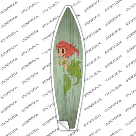 Mermaid Novelty Surfboard Sticker Decal Small