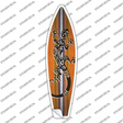 Tribal Print Lizard Novelty Surfboard Sticker Decal Small