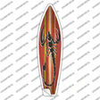 Tribal Print Scorpion Novelty Surfboard Sticker Decal Small