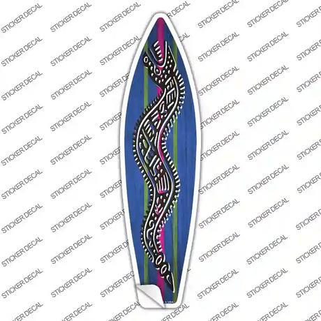 Tribal Snake Novelty Surfboard Sticker Decal Small