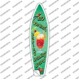 No Working Key West Novelty Surfboard Sticker Decal Small