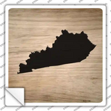 Kentucky Shape Letter Tile Novelty Square Sticker Decal Small