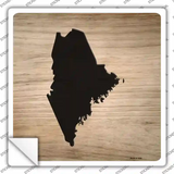 Maine Shape Letter Tile Novelty Square Sticker Decal Small