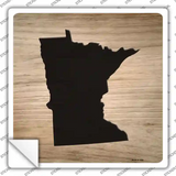 Minnesota Shape Letter Tile Novelty Square Sticker Decal Small