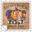 Few Favorite Things Novelty Square Sticker Decal Small