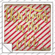 Christmas in the Air Novelty Square Sticker Decal Small