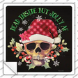 Dead Inside but Jolly Inside Novelty Square Sticker Decal Small