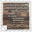 Welcome To The Farm Corrugated Horse Novelty Square Sticker Decal