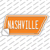 Nashville Novelty Tennessee Shape Sticker Decal