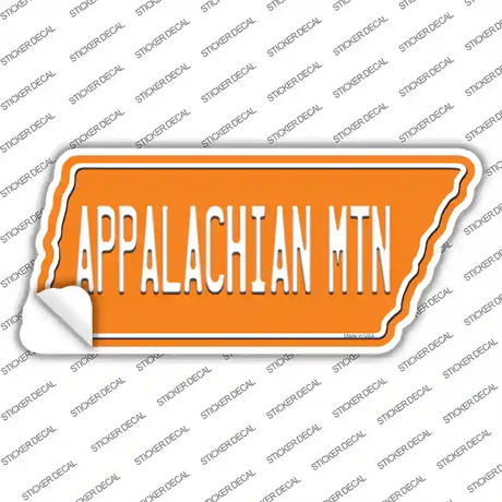 Appalachian Mtn Novelty Tennessee Shape Sticker Decal Small