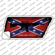 Come and Take It Novelty Rusty Tennessee Shape Sticker Decal Small