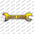 Man Cave Novelty Wrench Sticker Decal Small