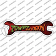 Zombie Invasion Novelty Wrench Sticker Decal Small