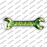 Weed Novelty Wrench Sticker Decal Small