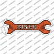 Biker Novelty Wrench Sticker Decal Small