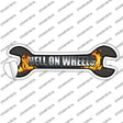 Hell On Wheels Novelty Wrench Sticker Decal Small