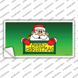 Merry Christmas Santa Novelty Sticker Decal Small