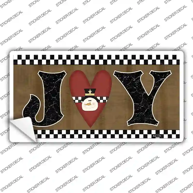 Joy Novelty Sticker Decal Small