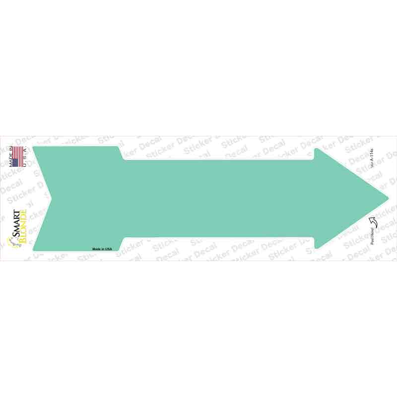 Mint Novelty Arrow Sticker Decal