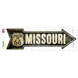 Vintage Route 66 Missouri Novelty Arrow Sticker Decal Small