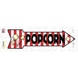 Popcorn Novelty Arrow Sticker Decal Small