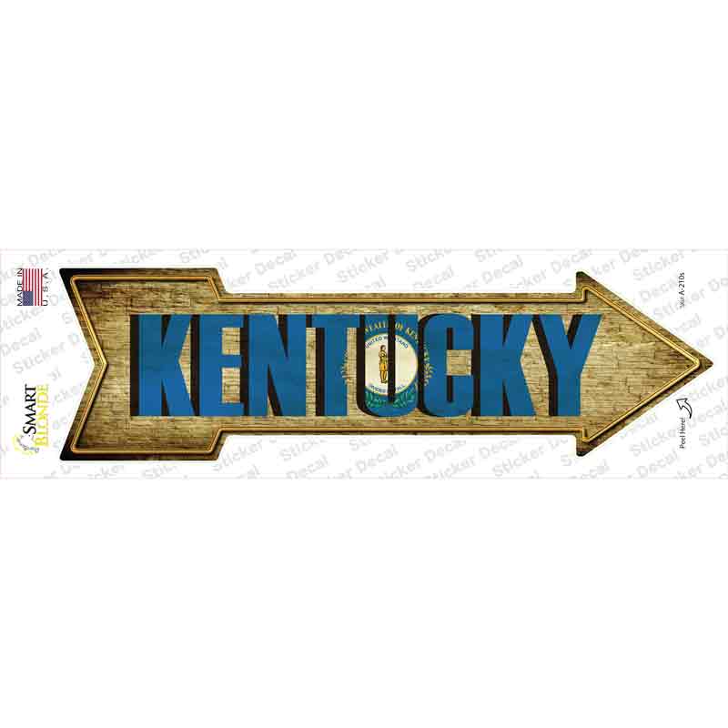 Kentucky Novelty Arrow Sticker Decal Small