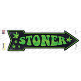 Stoner Novelty Arrow Sticker Decal Small