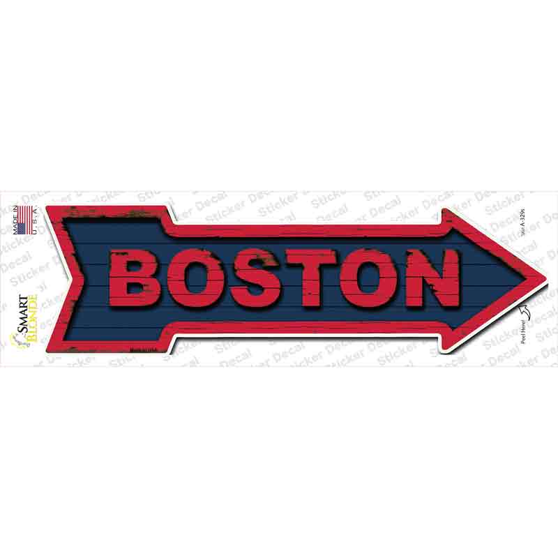 Boston Novelty Arrow Sticker Decal Small