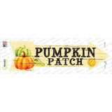 Pumpkin Patch Novelty Arrow Sticker Decal Small