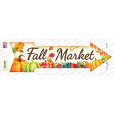 Fall Market Novelty Arrow Sticker Decal Small