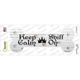 Keep Calm Sniff On Novelty Bone Sticker Decal Small