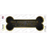 Dont Even Look at Doorbell Novelty Bone Sticker Decal Small