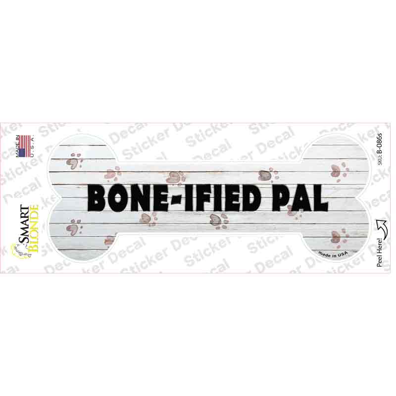 Boneified Pal Novelty Bone Sticker Decal Small
