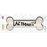 Lazybones Novelty Bone Sticker Decal Small