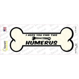 Find This Humerus Novelty Bone Sticker Decal Small