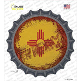 New Mexico Rusty Stamped Novelty Bottle Cap Sticker Decal Small